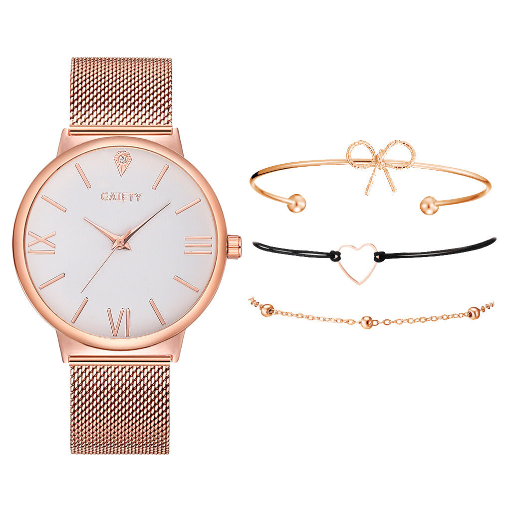 GAIETY Fashion Rose Gold Quartz Watch - Women's Accessories USA Online