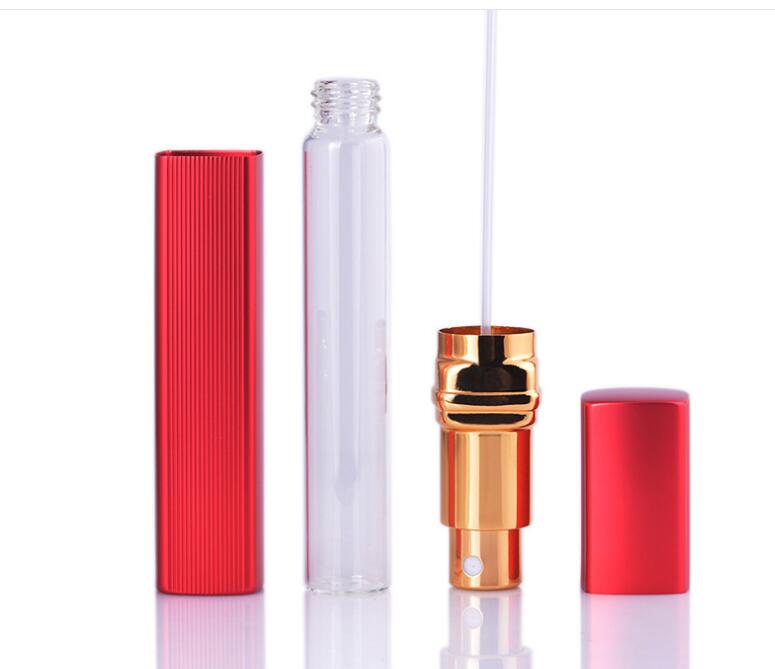 12ML Elegant Aluminum Perfume Glass Tube - Perfume Bottle Online