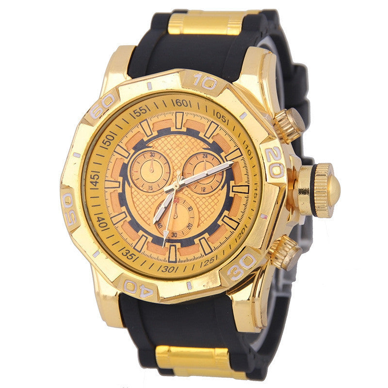 Unisex Sports Chronograph Watch - Rubber Strap Student Wristwatch USA