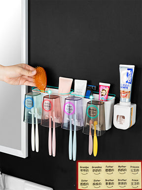 Creative Toothbrush Holder and Toothpaste Dispenser USA Online