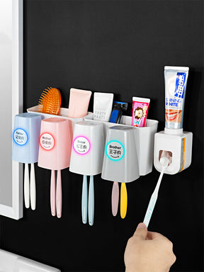 Creative Toothbrush Holder and Toothpaste Dispenser USA Online