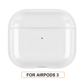 Transparent Case For Airpods 2 3 Pro 1 Case PC Clear Earphone Cover For Air Pods Pro 2 3 1 Earpods Case Charging BOX Shell