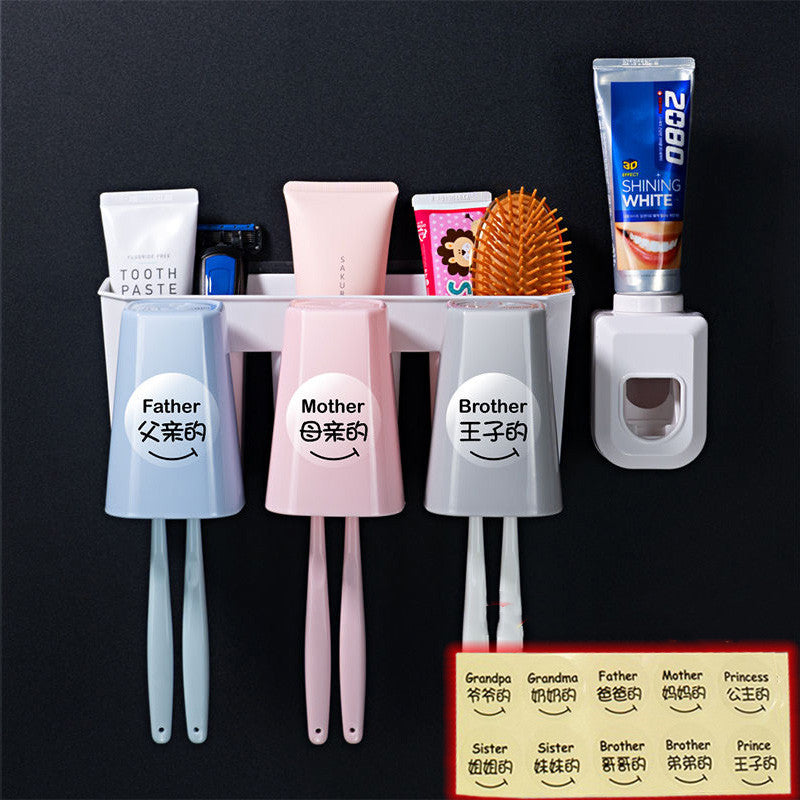 Creative Toothbrush Holder and Toothpaste Dispenser USA Online