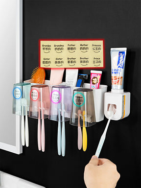 Creative Toothbrush Holder and Toothpaste Dispenser USA Online