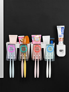 Creative Toothbrush Holder and Toothpaste Dispenser USA Online